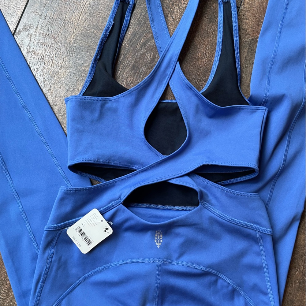 Free People Back it Up Onesie ~ Swim Club ~ XS NWT - Picture 5 of 8